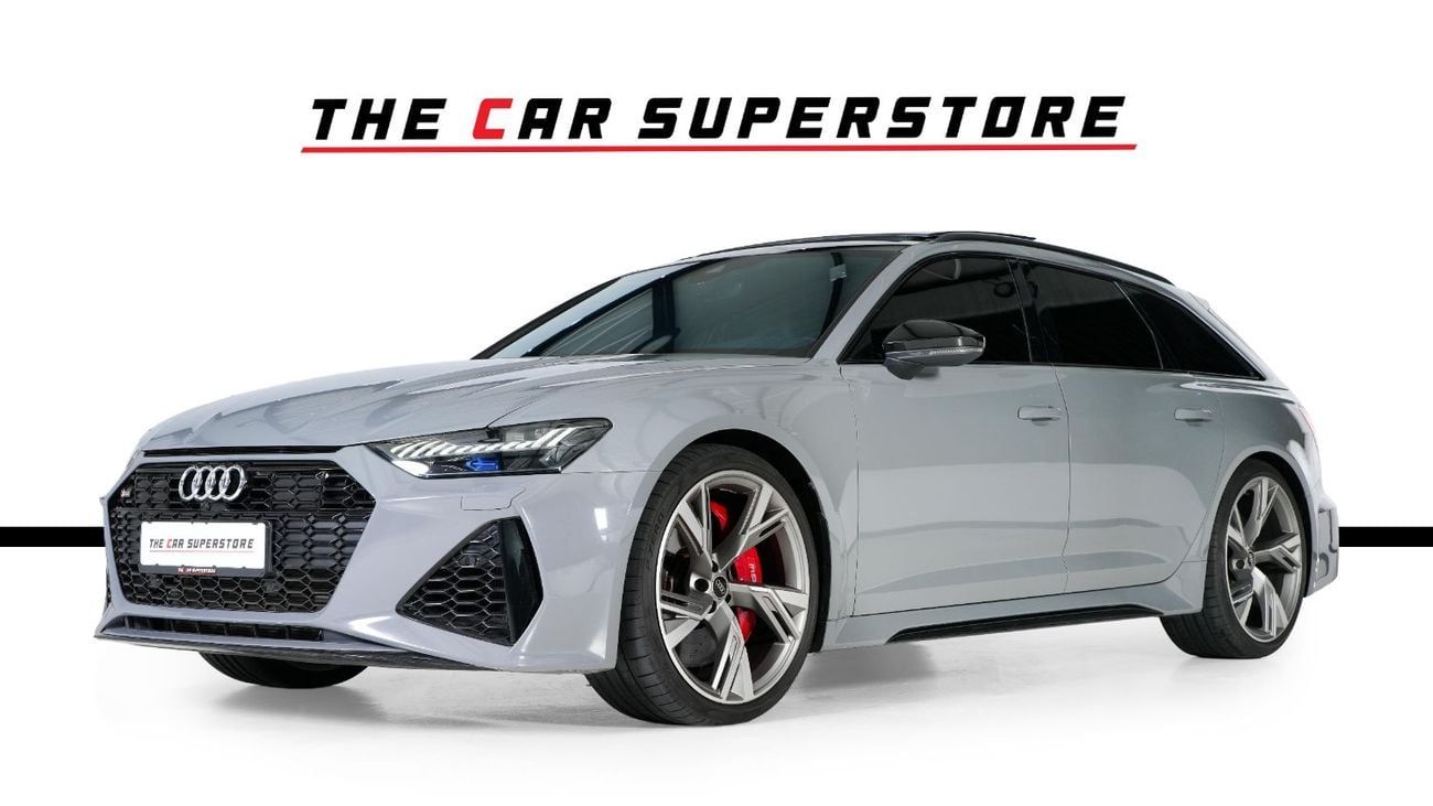 Audi RS6 STANDARD STD Avant-22 Inch Silver Rims-Red Brake calipers-Premium Leather Interior