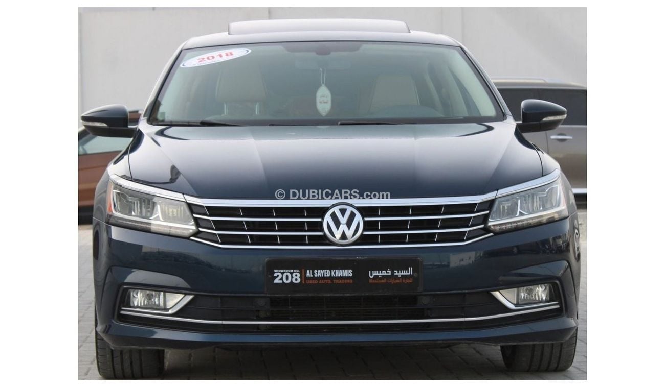 فولكس واجن باسات SE SE فولكسفاجن باسات 2018 خليجي بحالة ممتازة فل أوبشن بدون حوادث