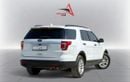 Ford Explorer FWD 3.5L V6 A/T | 2016 | GCC SPECS | WHITE EXTERIOR | AED 870 per month