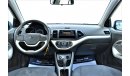 Kia Picanto 1.2L EX 2017 GCC DEALER WARRANTY WITH 1 YEAR OR 20K SERVICE CONTRACT