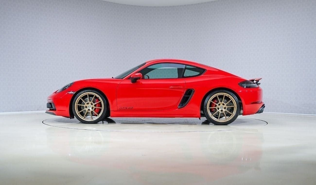 Porsche 718 Cayman GTS 4.0L A/T | AED 5,865 PM | Warranty March-2026 | GCC
