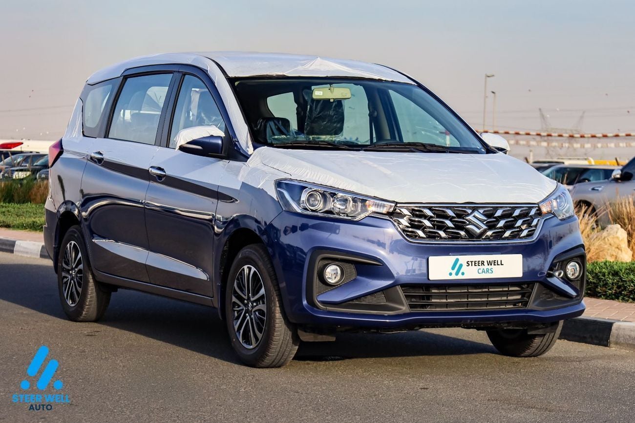 Suzuki Ertiga GLX 2026 | GCC Specs | 7-Seater Comfort | Petrol AT | 6 Airbags | Oxford Blue | Best Price