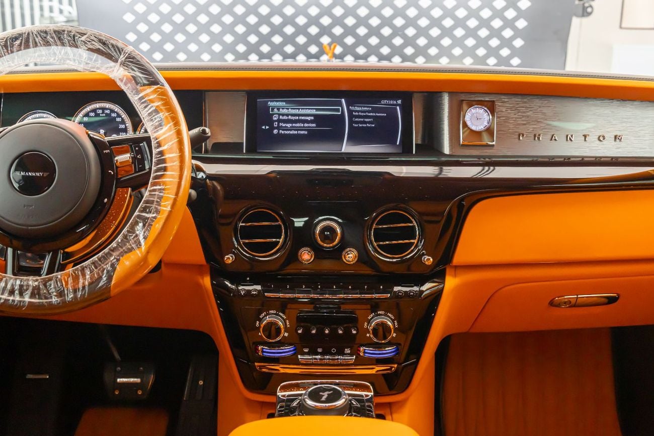 رولز رويس فانتوم | Original Mansory with Certificate | Bespoke Orange Interior | European Specs
