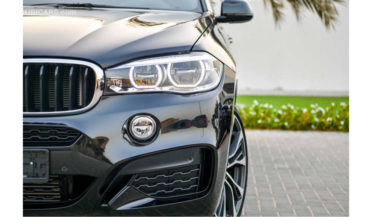 BMW X6 Rear Entertainment, Head Up Display, 360 Camera - Warranty and Service Contract- AED 4,289