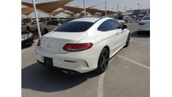 مرسيدس بنز C 300 كوبيه 2017 مرسيدس C300 كوبيه AMG Night Package ابيض داخل احمر وارد امريكا كلين تايتل مع ضمان دخولها السعود