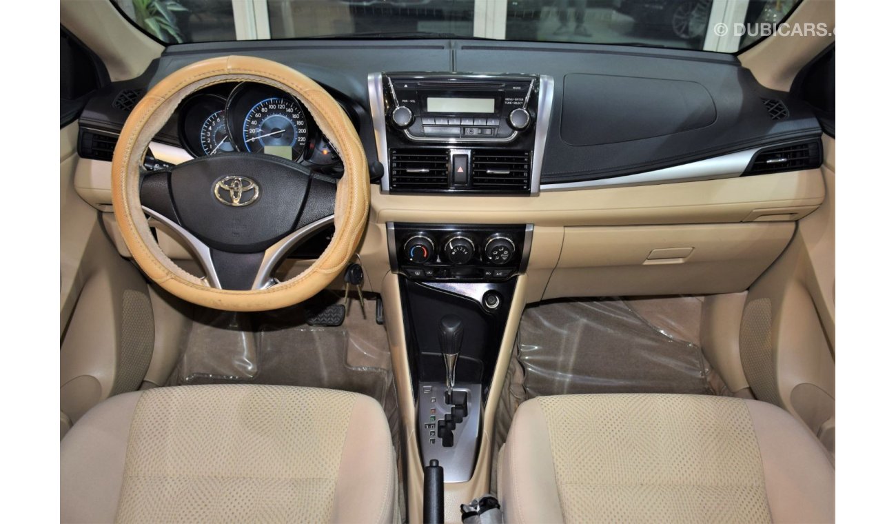 Toyota Yaris EXCELLENT DEAL for our Toyota Yaris 1.5 SE 2015 Model!! in Brown Color! GCC Specs