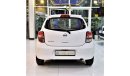 نيسان ميكرا AMAZING Nissan Micra 2016 Model!! in White Color! GCC Specs