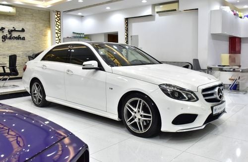 Mercedes Benz E300 AVANTGARDE SPORT EXCELLENT DEAL for our Mercedes Benz E300 ( 2014 Model ) in White Color GCC Specs