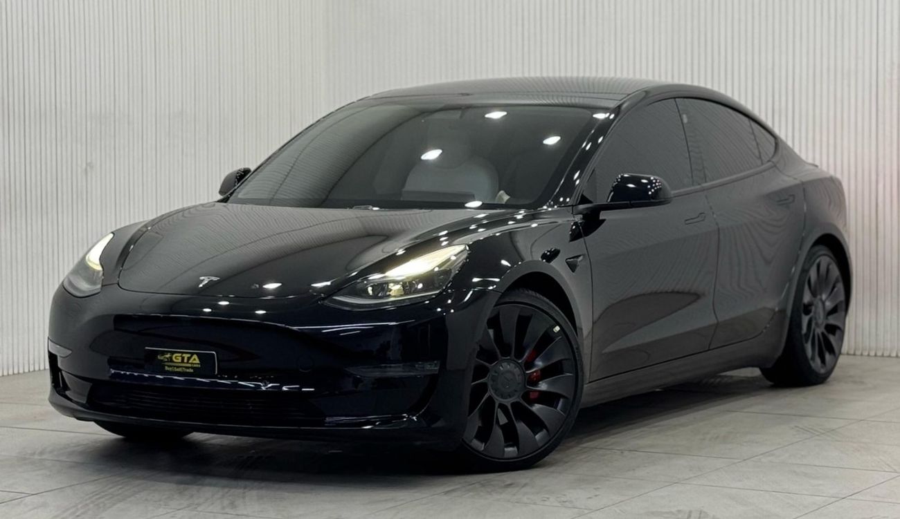 تسلا موديل 3 2021 Tesla Model 3 Performance , Agency Battery Warranty 6/29 or 192k, Full Service History, GCC