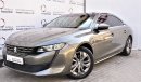 Peugeot 508 1.6L ACTIVE 2020 GCC AGENCY WARRANTY UP TO 2024 OR 100000KM