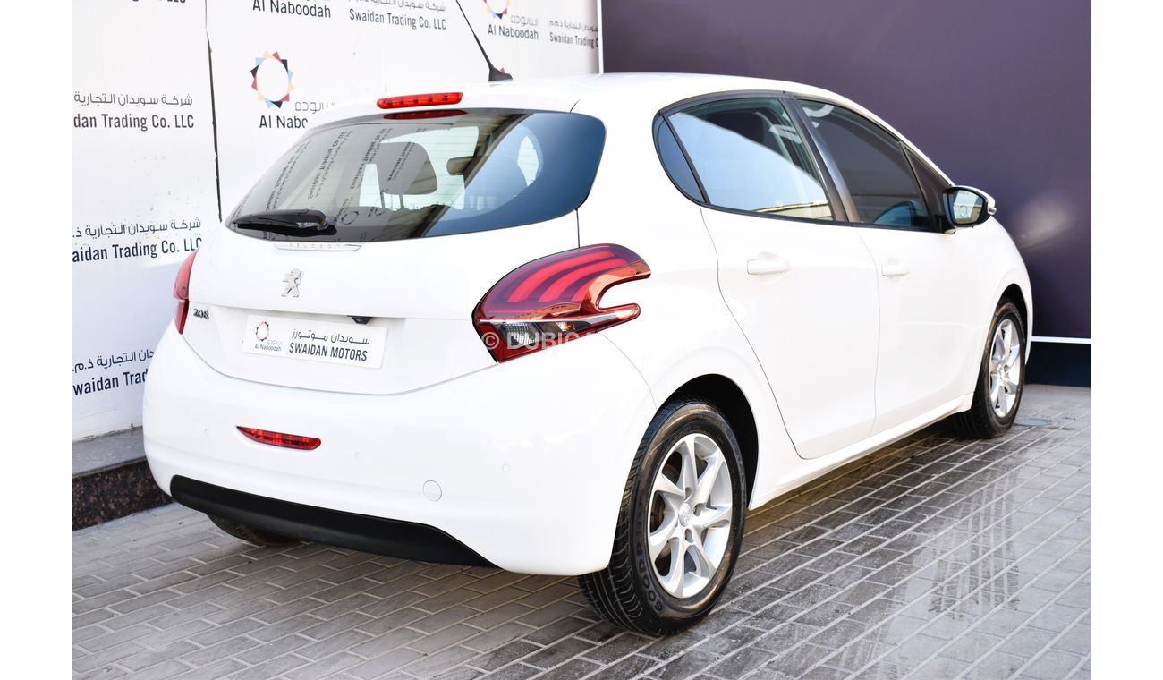 Peugeot 208 AED 449 PM | 1.6L ACTIVE GCC DEALER WARRANTY