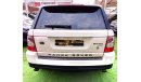 Land Rover Range Rover Sport HSE Model 2009 Gulf white color inside beige leather hatch, wheels, sensors, screen, in excellent condit