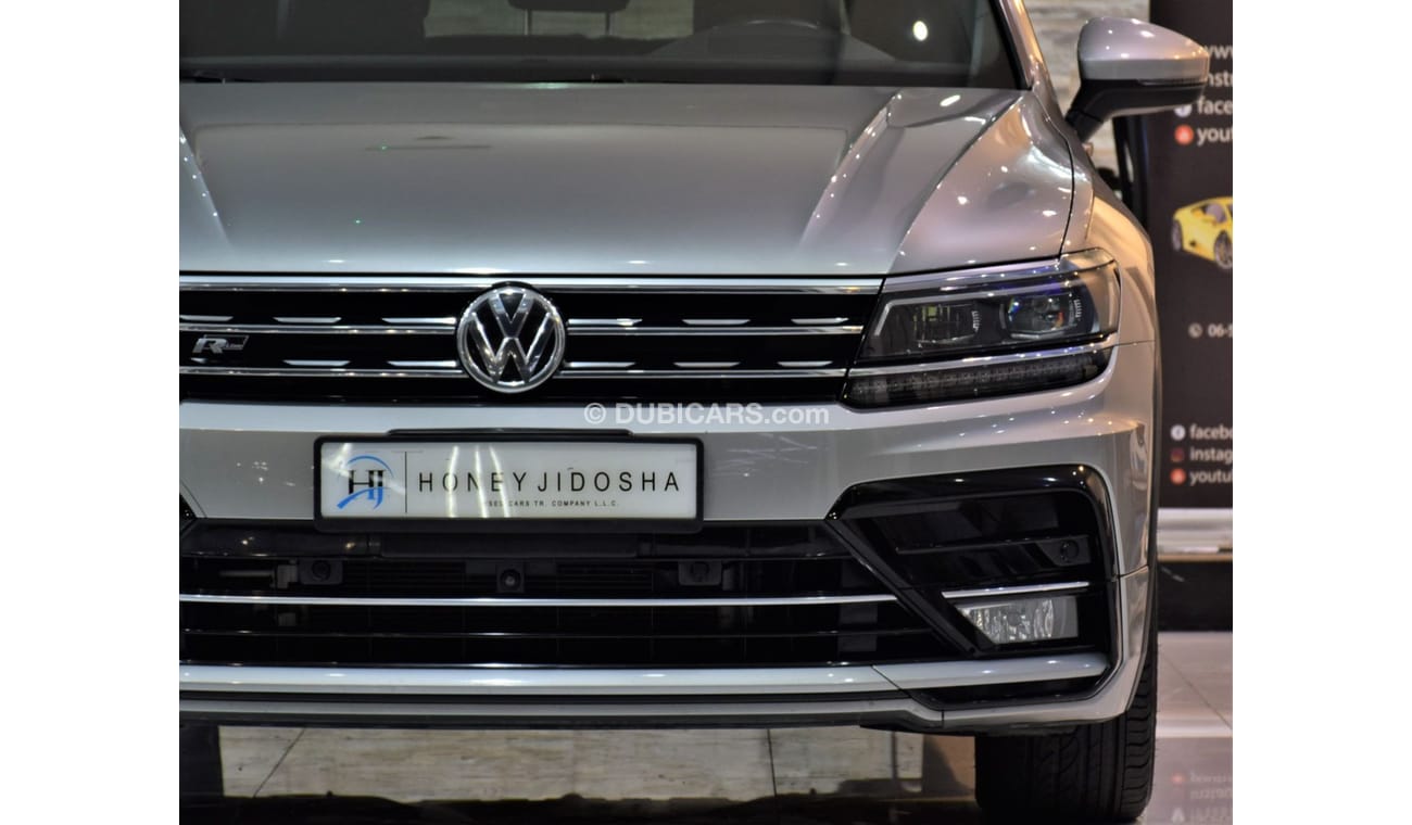 Volkswagen Tiguan EXCELLENT DEAL for our Volkswagen Tiguan R-Line 4MOTION 2019 Model!! in Beige / Silver Color! GCC Sp