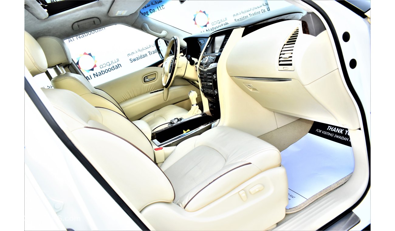 نيسان باترول 5.6L V8 PLATINUM 2016 GCC DEALER WARRANTY