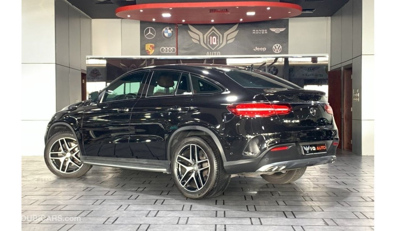 Mercedes-Benz GLE 450 AED 2,800 P.M  | 2016 MERCEDES-BENZ GLE COUPE 450 AMG  BI-TURBO | GCC | UNDER WARRANTY | TOP OPTION