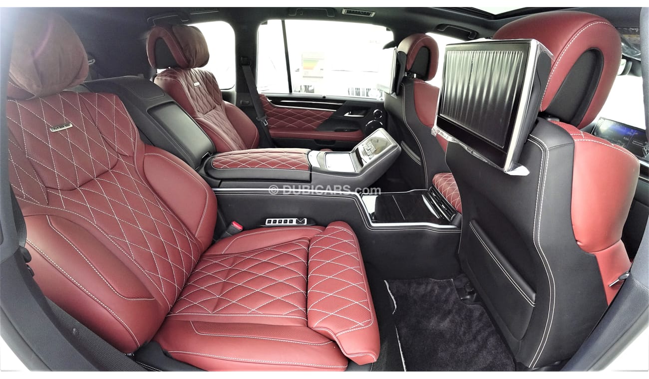 Lexus LX 570 MBS Autobiography 4 Seater Burgundy