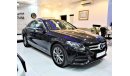 Mercedes-Benz C200 ORIGINAL PAINT! ( صبغ وكاله ) LOW MILEAGE 54,000 KM! Mercedes Benz C200 2015 Model!! in Black Color!