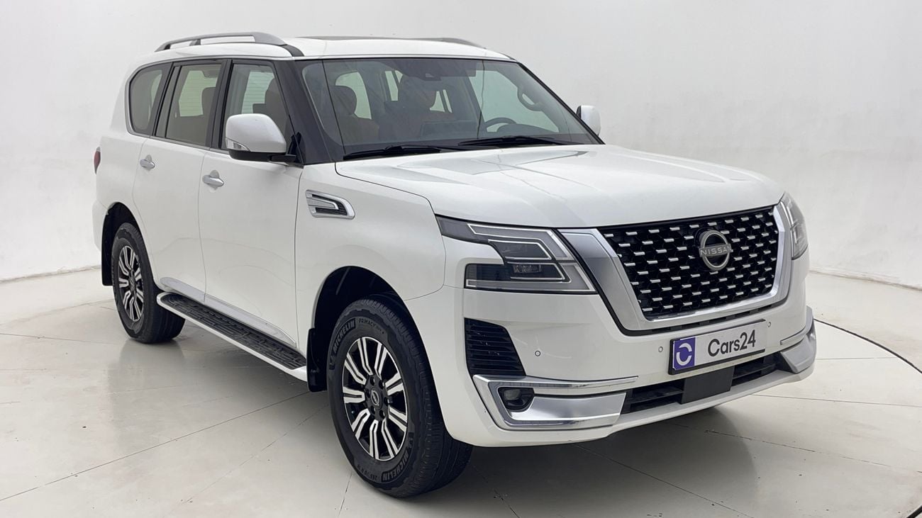 Nissan Patrol LE Titanium 5.6L 2023 TITANIUM | AED 2535/Month | 0 DP | 30 Day Return | Warranty | Service History
