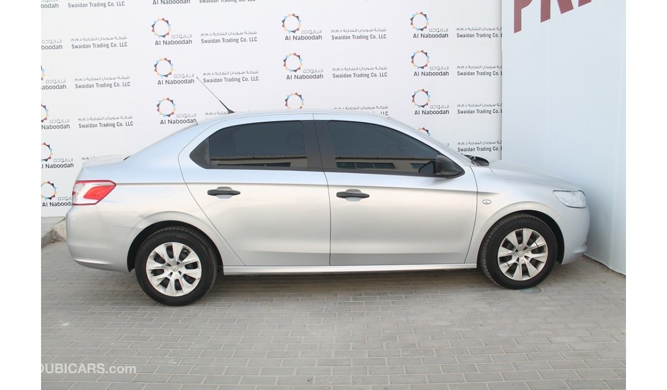 بيجو 301 1.6L ACC 2015 MODEL SILVER AND FREE INSURANCE