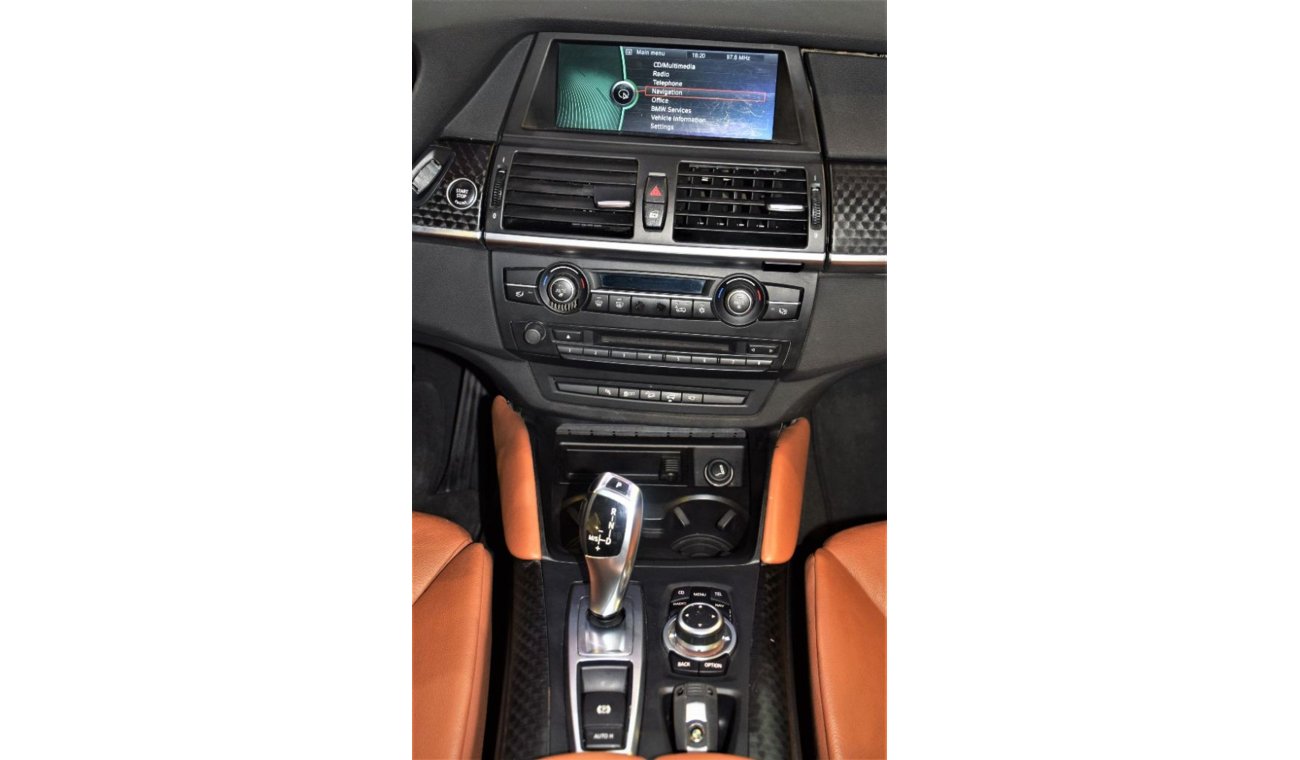 بي أم دبليو X6 ORIGINAL PAINT ( صبغ وكاله ) BMW X6 XDrive50i 2011 Model !!! in Black Color! GCC Specs
