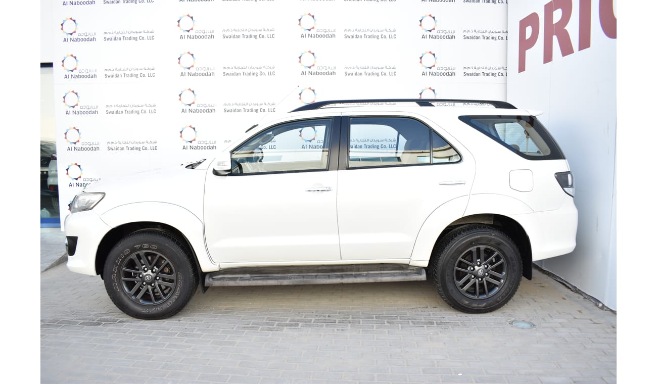 تويوتا فورتونر 4.0L GXR V6 4WD 2015 GCC SPECS WITH DEALER WARRANTY