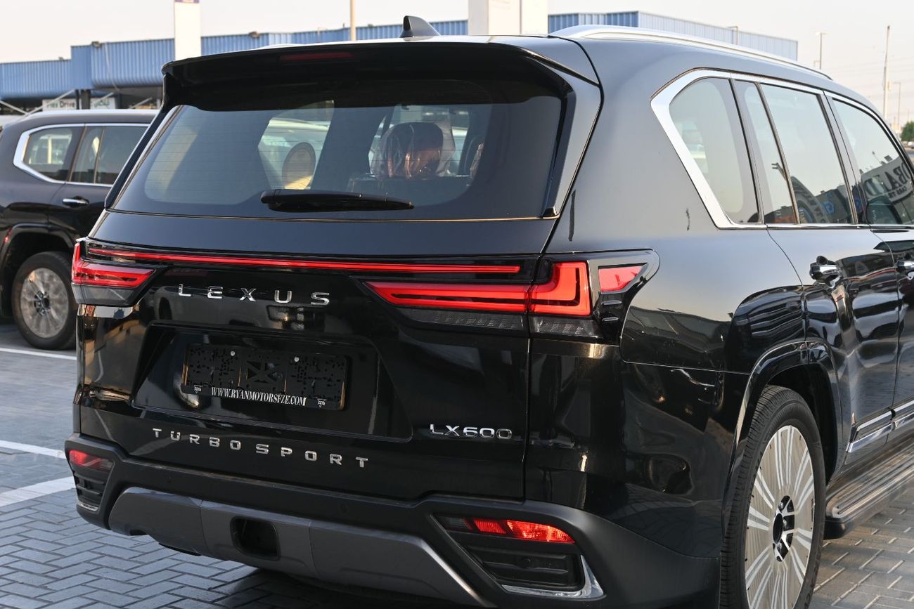 Lexus LX600 SIGNATURE Turbo Sport, 3.5L Twin-Turbo V6, Color Black
