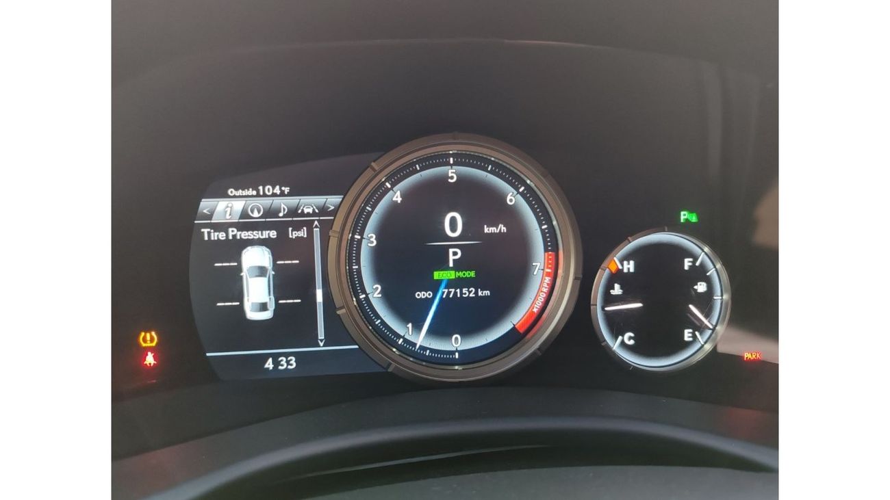 Lexus GS350 F-Sport Warranty one year