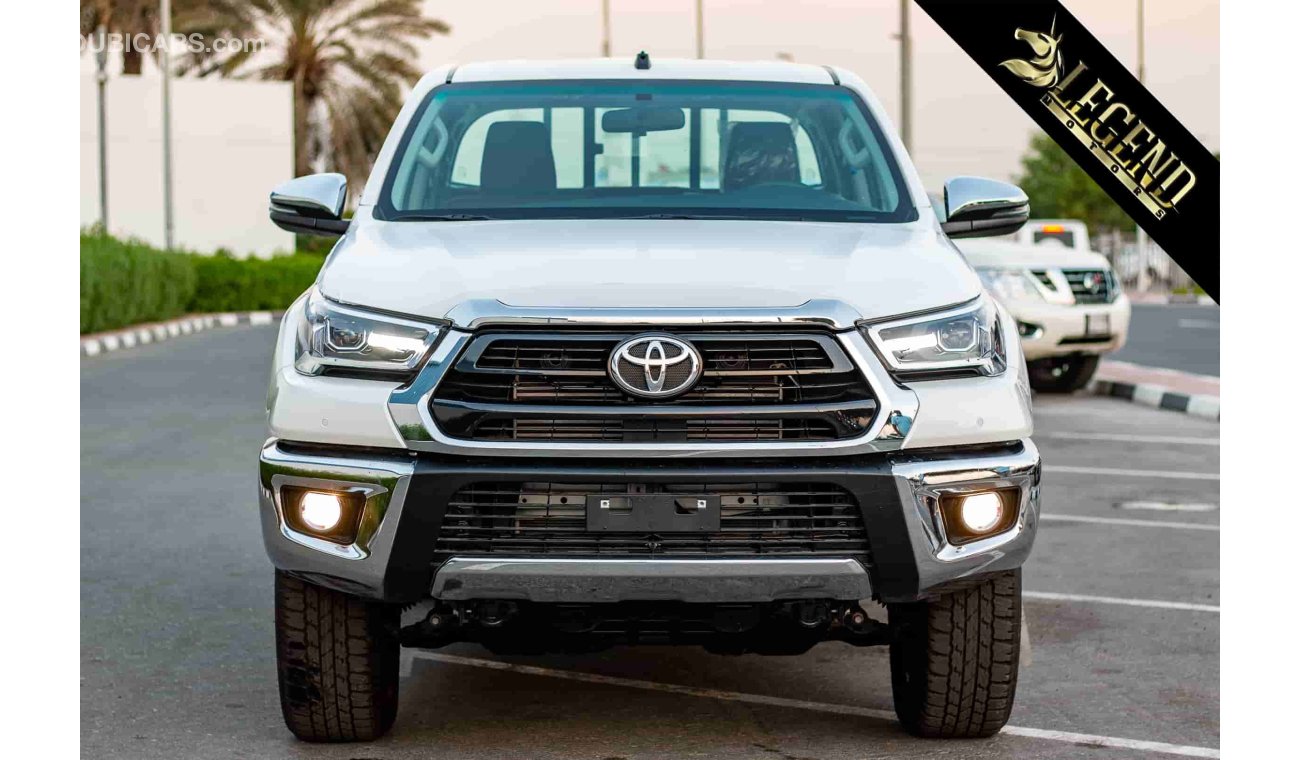 تويوتا هيلوكس 2021 Toyota Hilux 2.4L GLXS AT | New Shape + Diesel + W/O Bedliner + 4x4