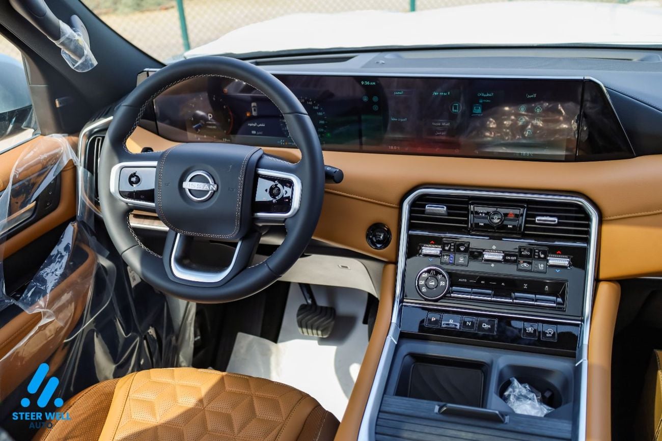 Nissan Patrol LE PLATINUM CITY 2026 GCC 3.5L Twin Turbo V6 | AWD | 9-Speed AT | 8 Seater | Height Contrl | Export Only