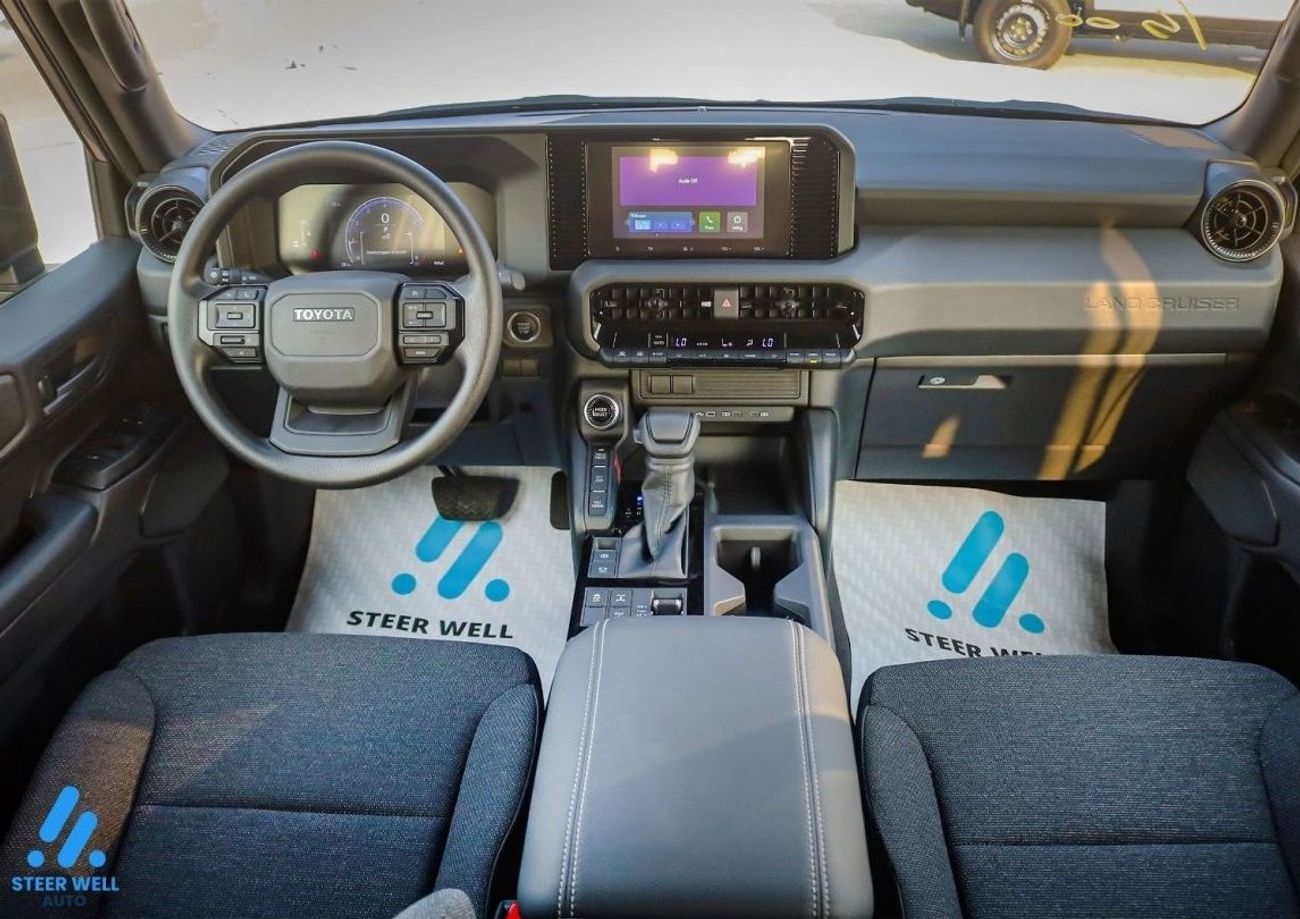 Toyota Prado 2024 Model Year - 2.4L Turbo SFM Mid AT PTR - Push Start - Rear Camera - Export Only