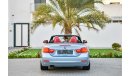 BMW 428i Sport Twin Turbo - Warranty - GCC - AED 2,076 PER MONTH - 0% DOWNPAYMENT