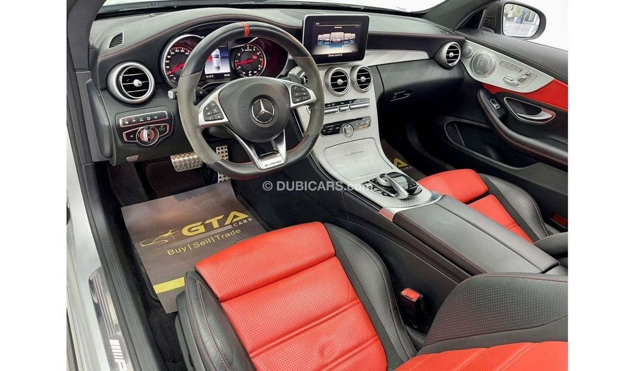 Mercedes-Benz C 63 Coupe 2018 Mercedes C 63S, Full Service History, Warranty, GCC