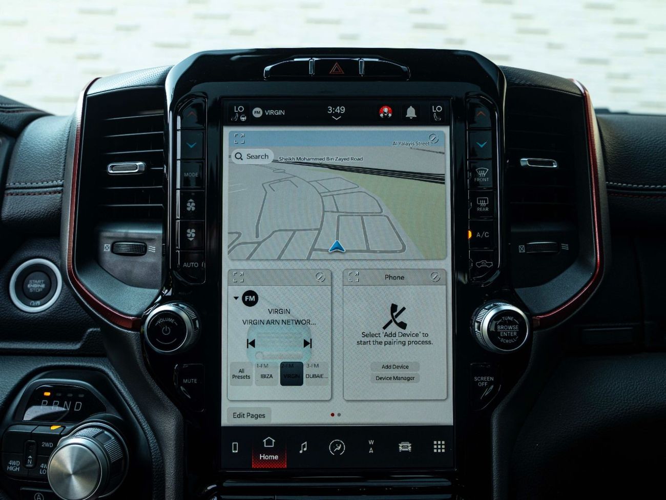 RAM 1500 AED 3,460 PM • RAM 1500 REBEL LUXURY 5.7L HEMI® V8 • ONLY 13,000 KMS • DODGE WARRANTY + SERVICE PLAN