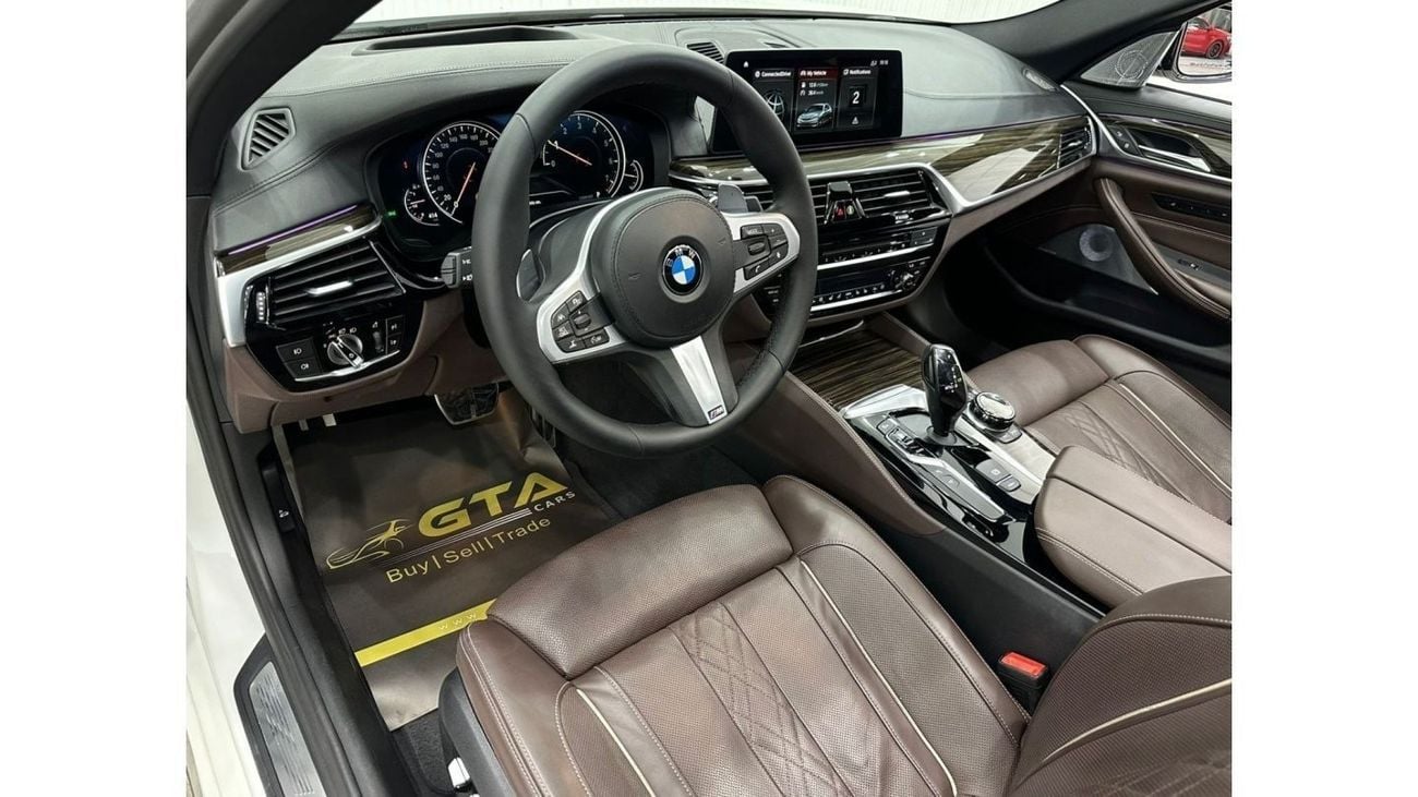 بي أم دبليو 540i M سبورت 2018 BMW 540i M-Sport, Warranty, Full BMW Service History, Full Options, GCC