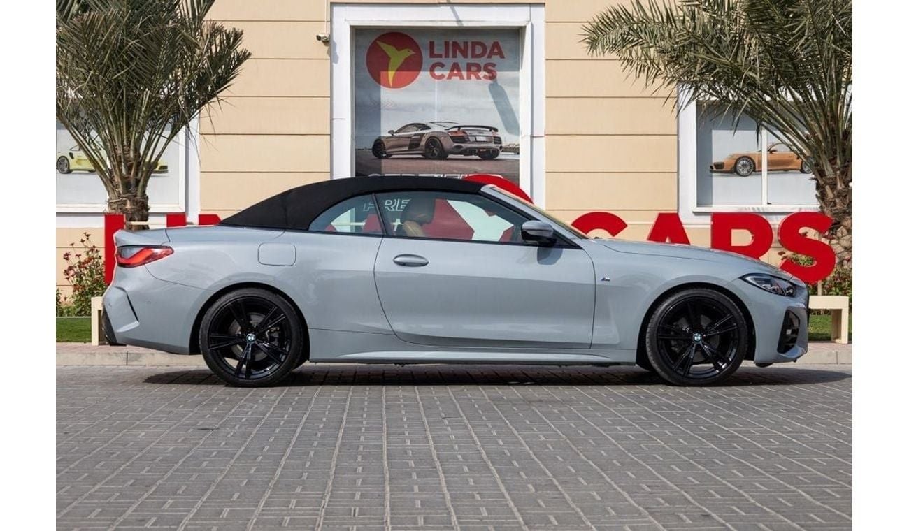 BMW 420i M Sport 2.0L BMW 420i M-Sport Convertible 2022 GCC under Agency Warranty and Service Contract with F
