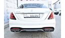 Mercedes-Benz S 63 AMG 4.0L V8 BI TURBO 4 MATIC+ 2018 GCC AGENCY WARRANTY