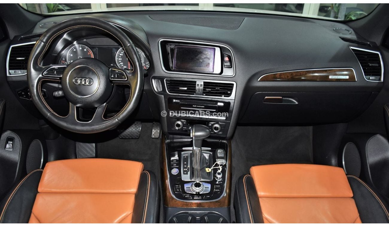 Audi Q5 EXCELLENT DEAL for our Audi Q5 S-Line 3.0T Quattro 2014 Model!! in White Color! GCC Specs