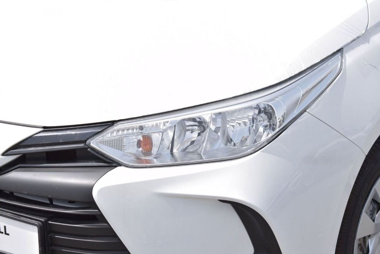 Toyota Yaris E S/D 1.5 E PETROL A/T FABRIC SEATS SEDAN WITH GCC SPECS EXPORT ONLY