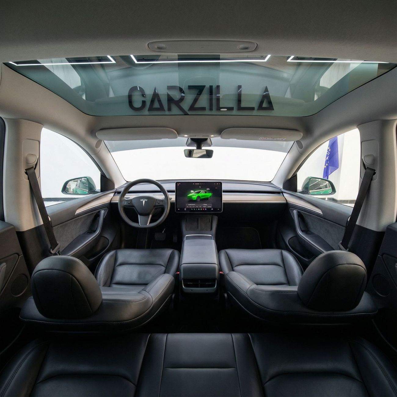 Tesla Model Y Long Range (AWD) AED 1,860 / Monthly l Tesla Model Y 75 kWh l Long Range Electric SUV l Green