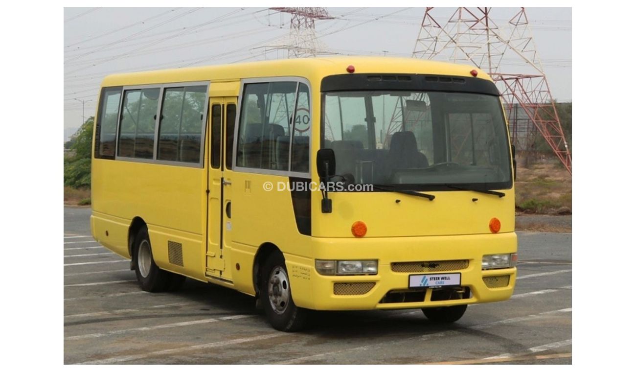 Nissan Civilian 2006 | CIVILIAN A/C 23 SEATER YELLOW SCHOOL BUS WITH GCC SPECS AND EXCELLENT CONDITION