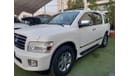 إنفينيتي QX56 خليجى موديل 2007  رقم واحد فتحه جلد رنجات حساسات بحاله ممتازه لاتحتاج لأى مصاريف
