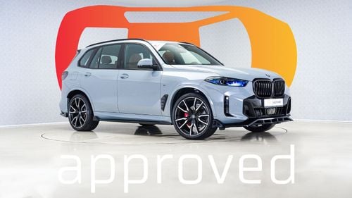 BMW X5 40i M Sport 3.0L | AED 5,412 PM | Warranty July-2027 | GCC