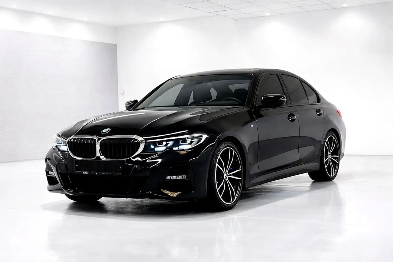 بي أم دبليو 330i M Sport 2.0L (255 HP) 2021 BMW 330i M-Kit, Warranty, 2026 BMW Service Pack, GCC