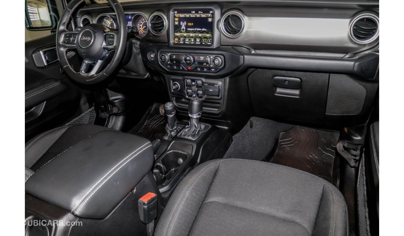 جيب رانجلر Jeep Wrangler Sahara Plus 2019 GCC under Agency Warranty with Zero Down-Payment.
