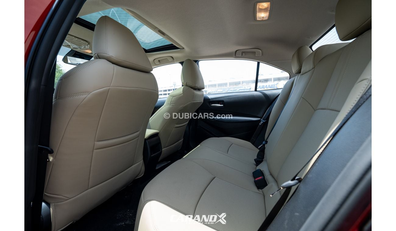 Toyota Corolla Elite Plus 1.2L Petrol Automatic Transmission 2022 Sunroof/Beige Leather / Black Roof