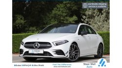 مرسيدس بنز A 35 AMG 2021 | AMG A 35 - WITH AERODYNAMIC KIT - 2 YEARS WARRANTY AND GCC SPECS | EXCLUSIVE OF VAT