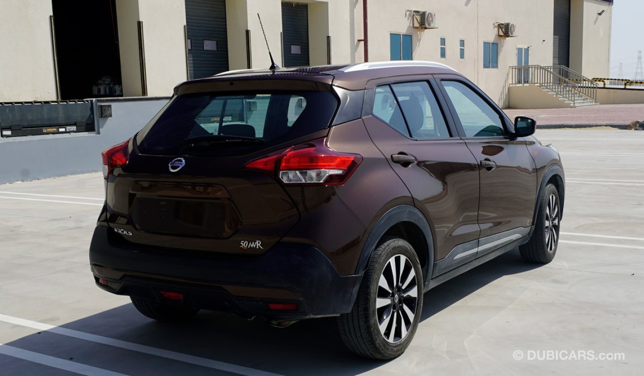 Nissan Kicks CERTIFIED VEHICLE WITH DELIVERY OPTION & WARRANTY; KICKS(GCC SPECS)IN GOOD CONDITION(CODE :83314)