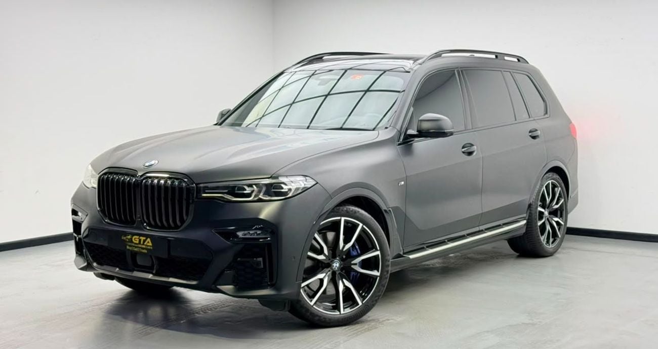 بي أم دبليو X7 2022 BMW X7 xDrive40i M-Sport, 2027 BMW Warranty + Service Pack, Low Km, 7 Seater, GCC