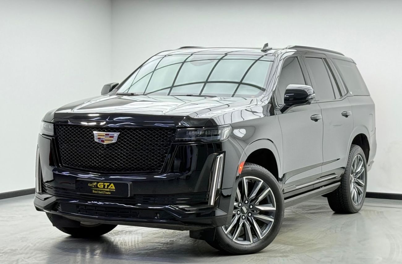 Cadillac Escalade Sport 6.2L 4WD 2022 Cadillac Escalade Sport, 2027 Cadillac Warranty + Service Pack, Pilot Seats, 7 S