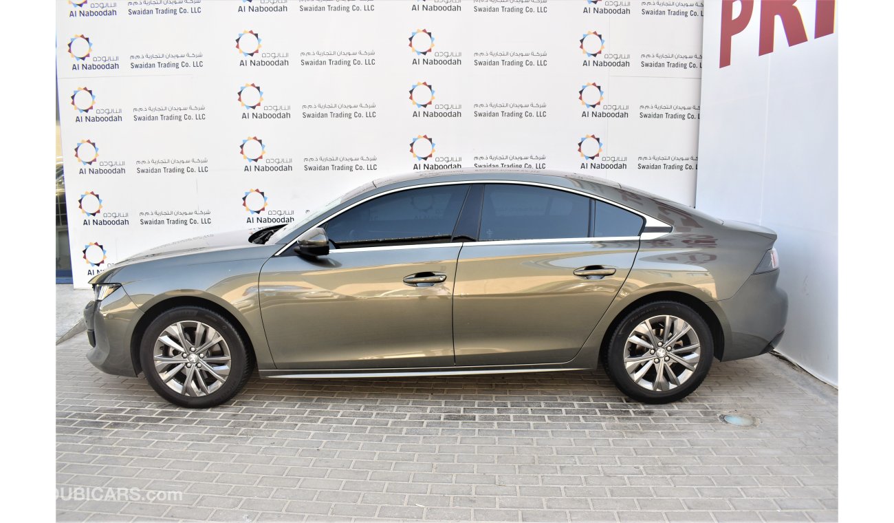 بيجو 508 1.6L ACTIVE 2020 GCC AGENCY WARRANTY UP TO 2024 OR 100000KM